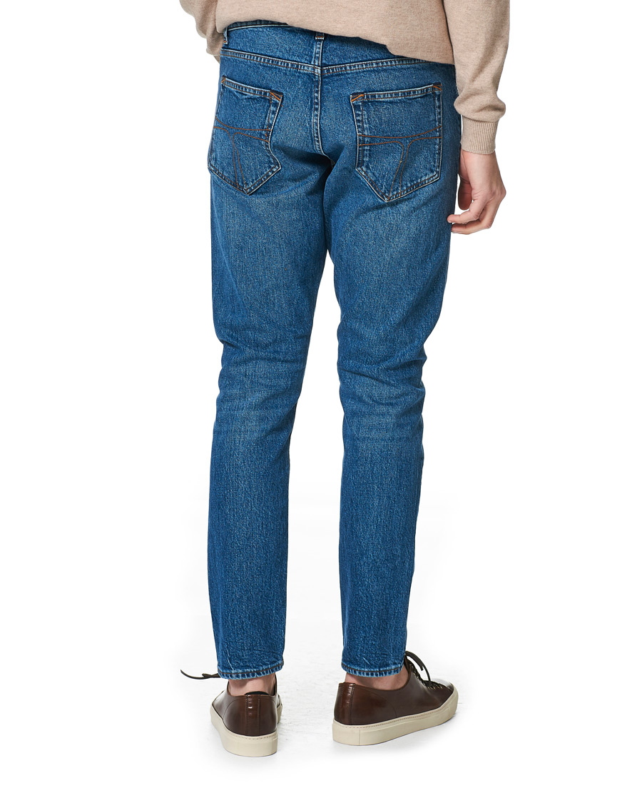 Herre | Jeans | Tiger of Sweden | Pistolero Stretch Cotton Jeans Royal Blue