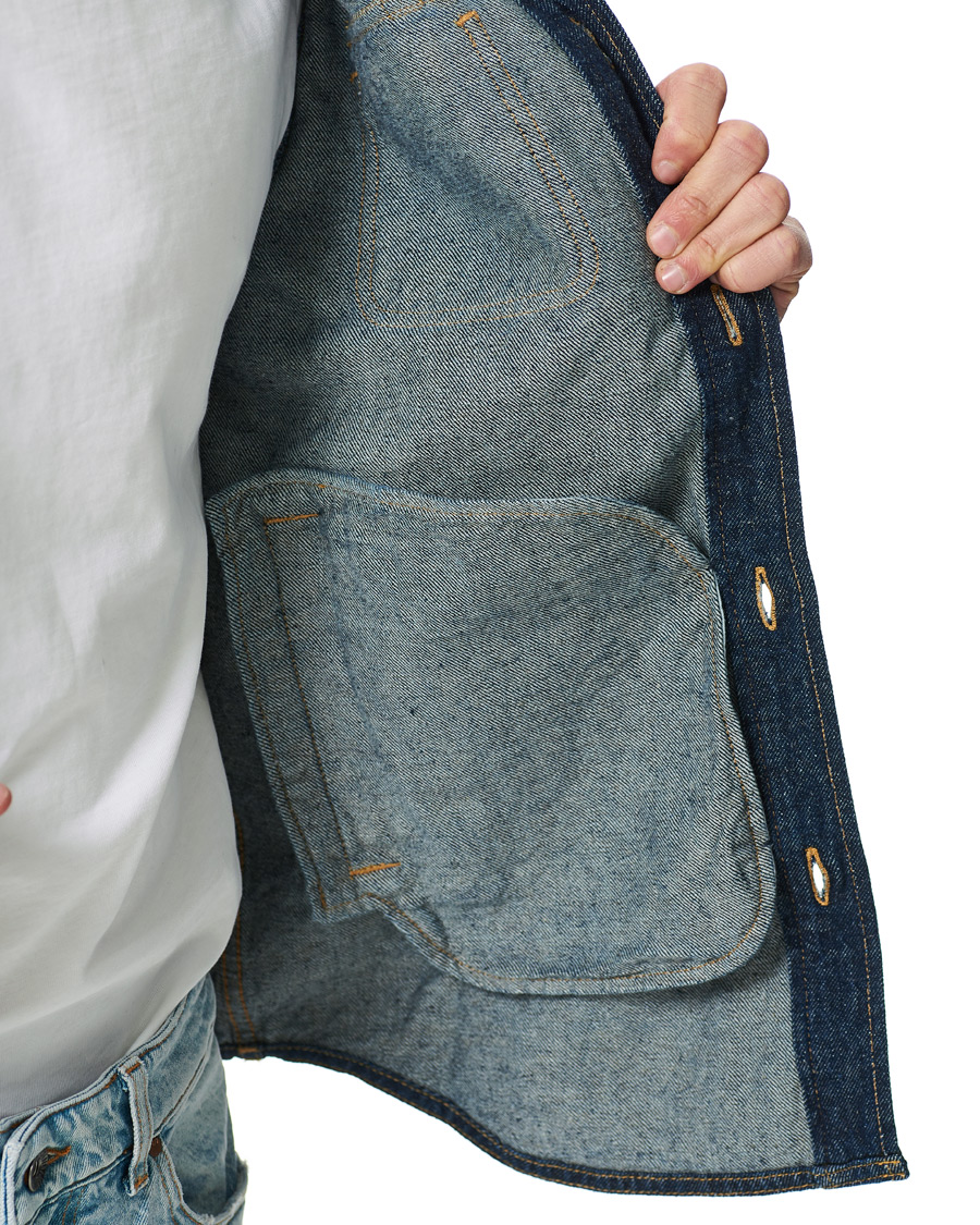 Herre | Jakker | Tiger of Sweden | Get Organic Cotton Denim Jacket Midnight Blue