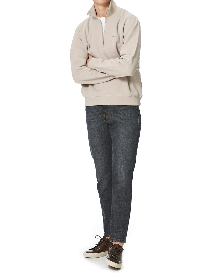 Herre | Trøjer | Tiger of Sweden | Marlon Half Zip Sweater Dove Grey