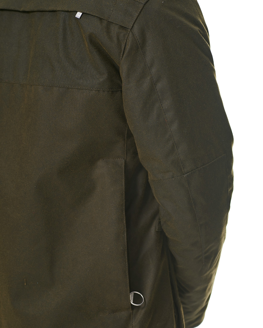 Herre | Jakker | Barbour Gold Standard | Grampain Padded Wax Jacket Olive