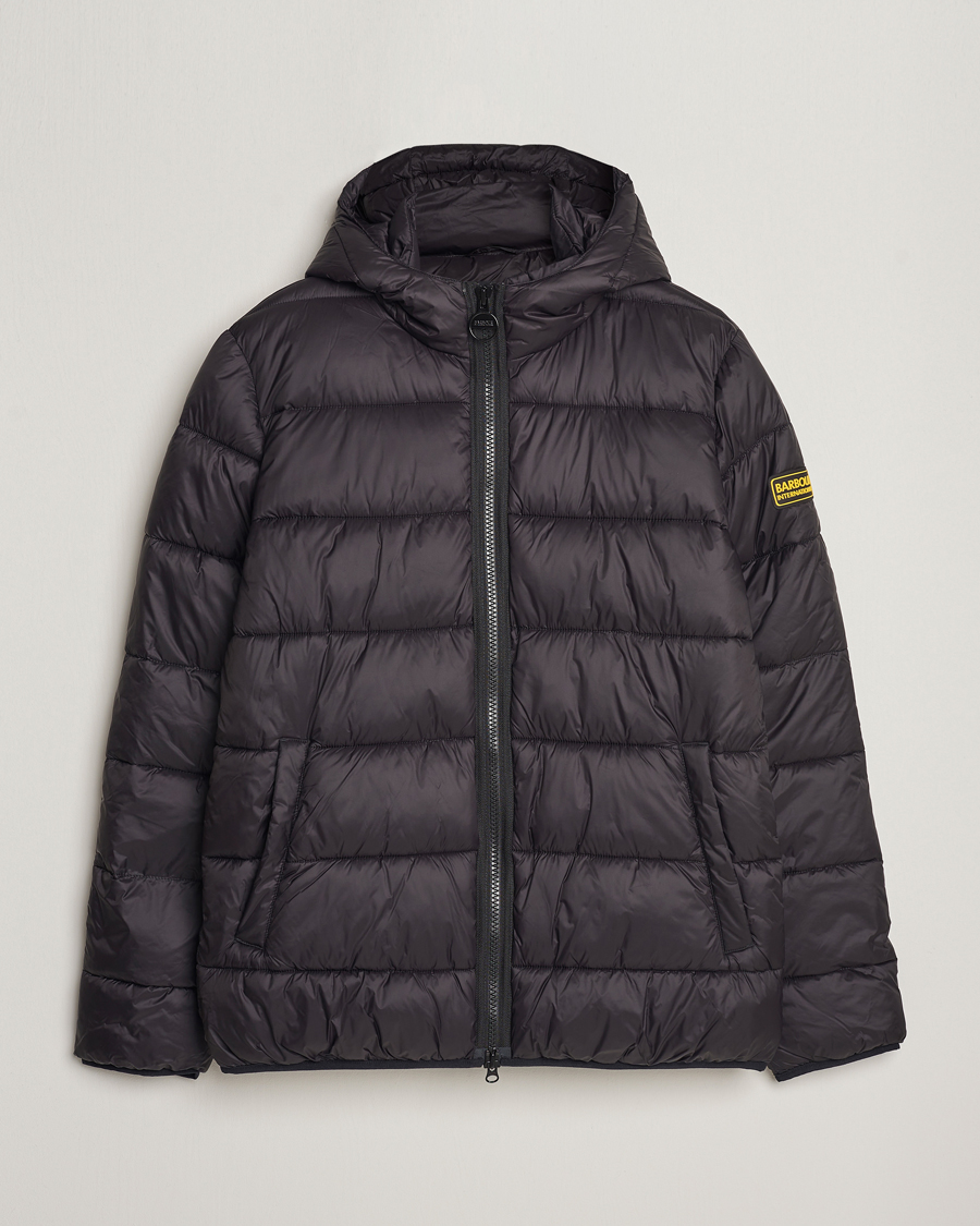 Herre | Jakker | Barbour International | Bobber Padded Quilt Jacket Black