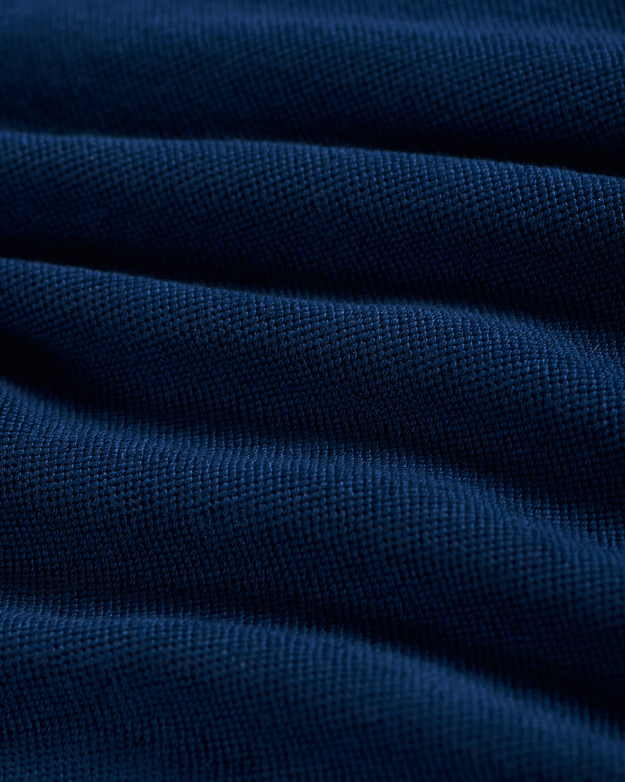 Herre | Trøjer | Massimo Alba | Japanese Terry Long Sleeve Polo Navy