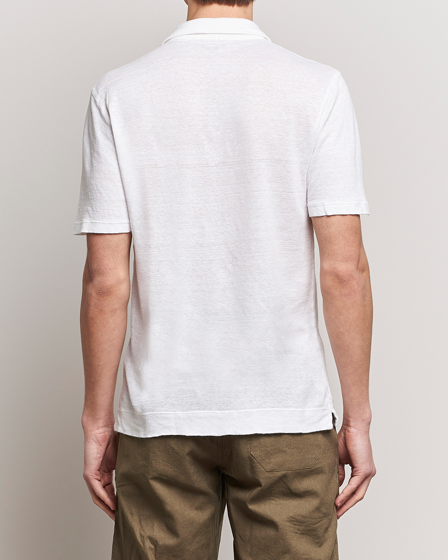 Herre | Polotrøjer | Massimo Alba | Wembley Linen Polo White