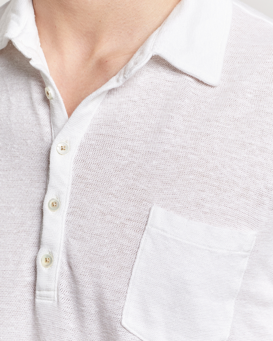 Herre | Polotrøjer | Massimo Alba | Wembley Linen Polo White