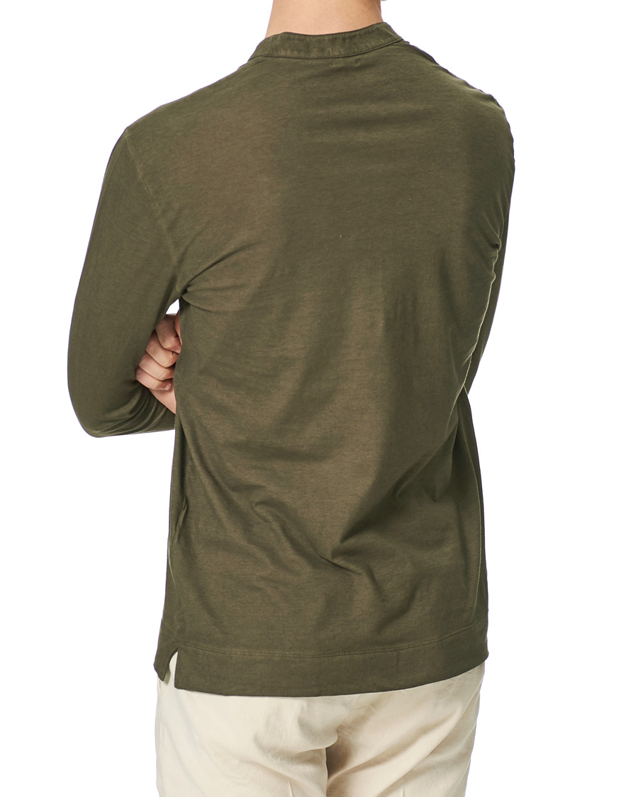 Herre | Trøjer | Massimo Alba | Hawai Watercolor Henley Military