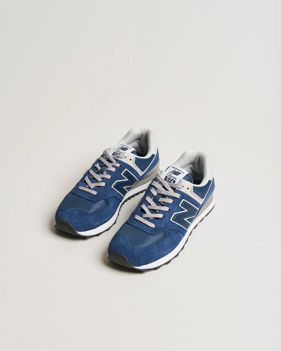 Herre | Sko i ruskind | New Balance | 574 Sneakers Navy