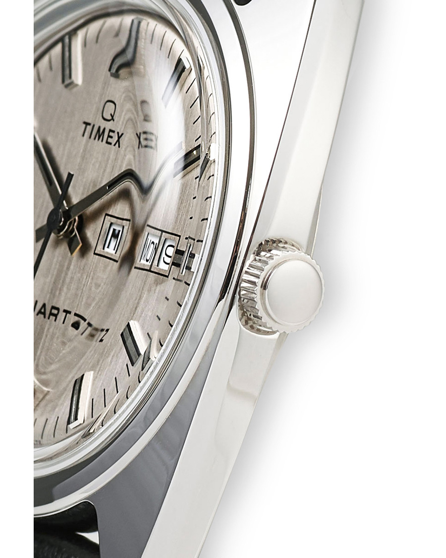 Herre | Timex Q Reissue 1978 Day Date 37mm Silver Dial | Timex | Q Reissue 1978 Day Date 37mm Silver Dial