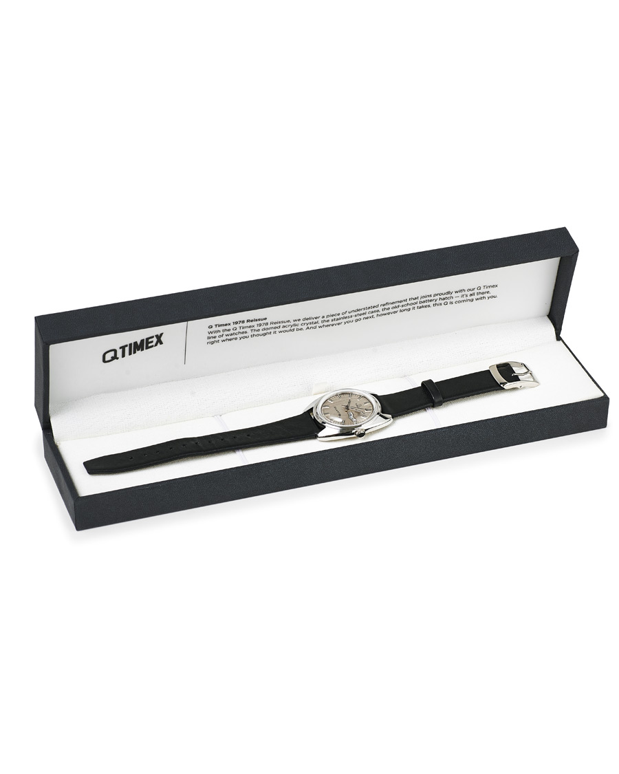 Herre | Timex Q Reissue 1978 Day Date 37mm Silver Dial | Timex | Q Reissue 1978 Day Date 37mm Silver Dial