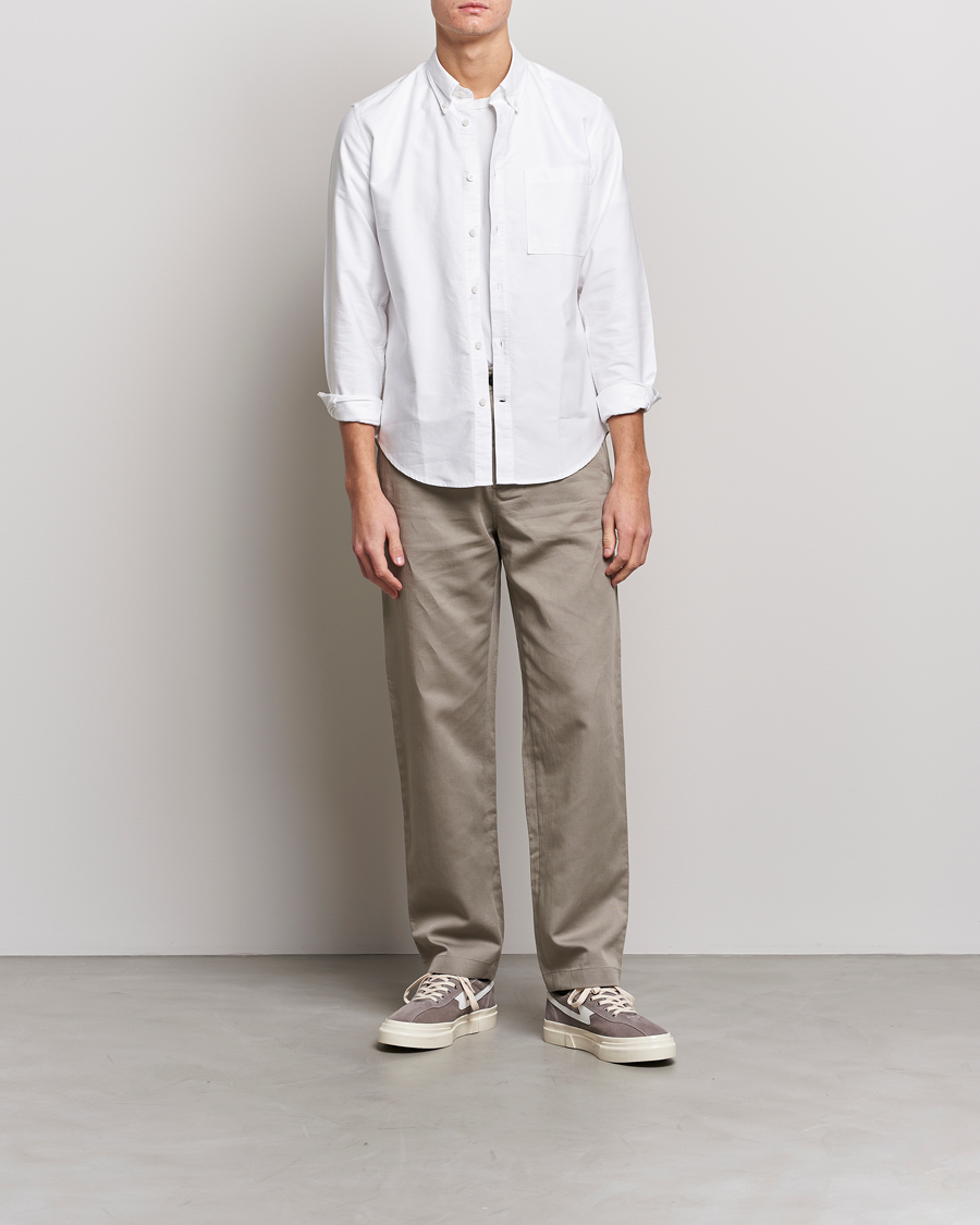 Herre | Skjorter | NN07 | Arne Button Down Oxford Shirt White