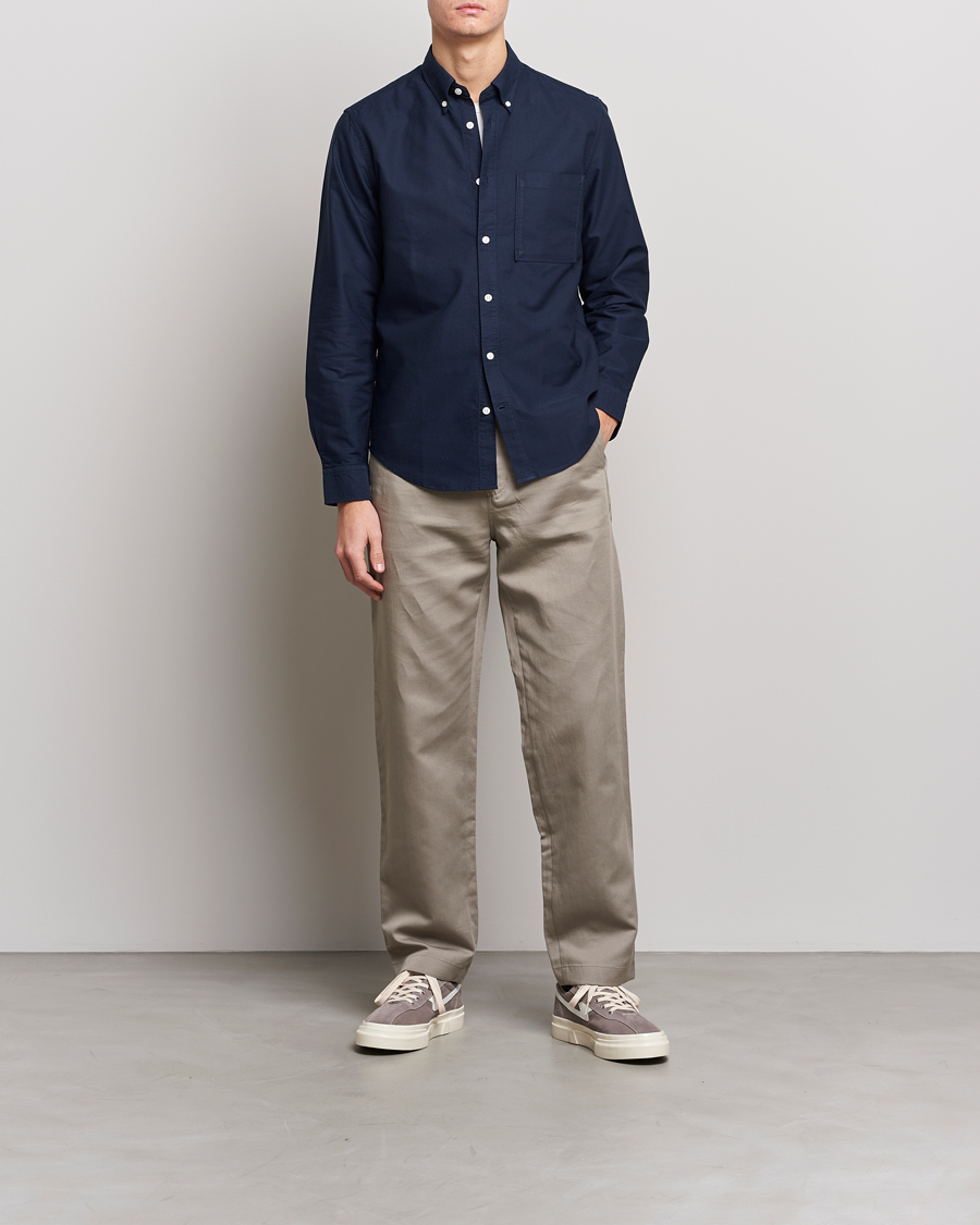 Herre | Skjorter | NN07 | Arne Button Down Oxford Shirt Navy