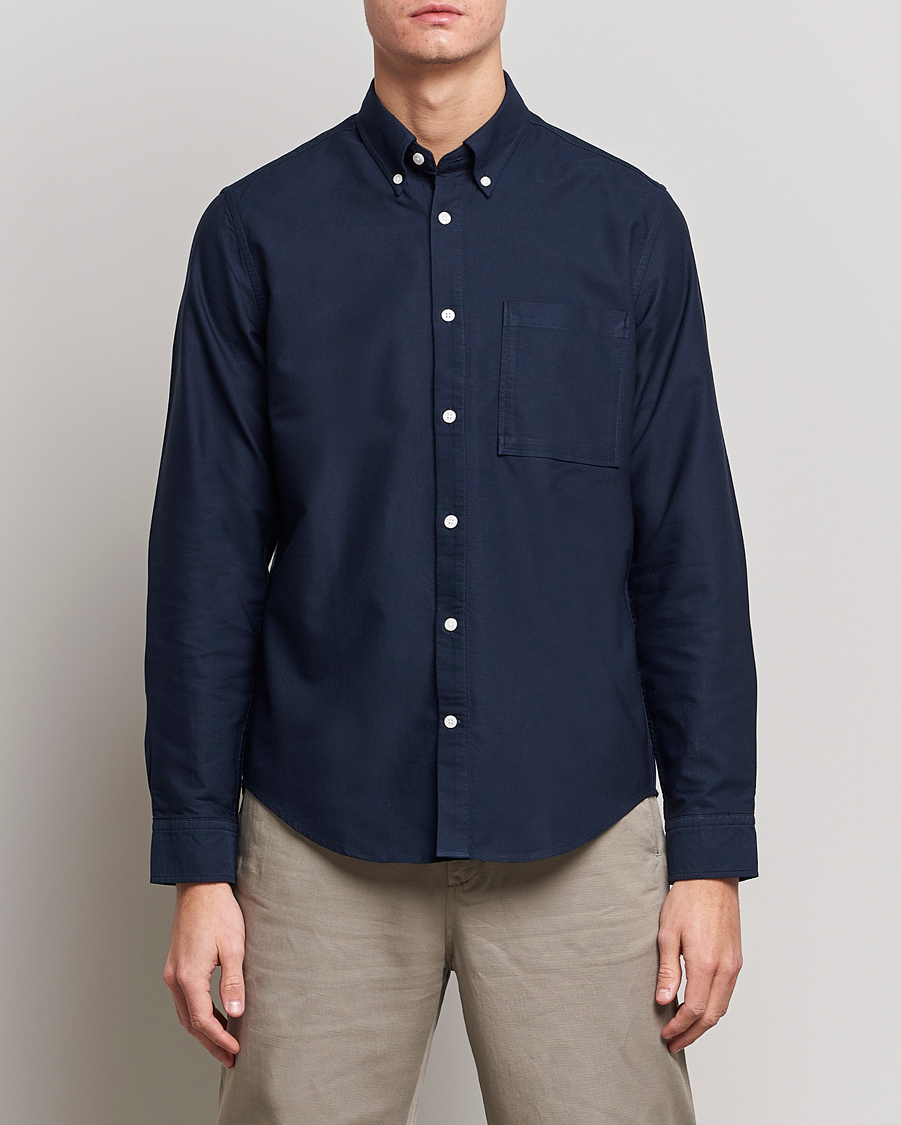 Herre | Skjorter | NN07 | Arne Button Down Oxford Shirt Navy