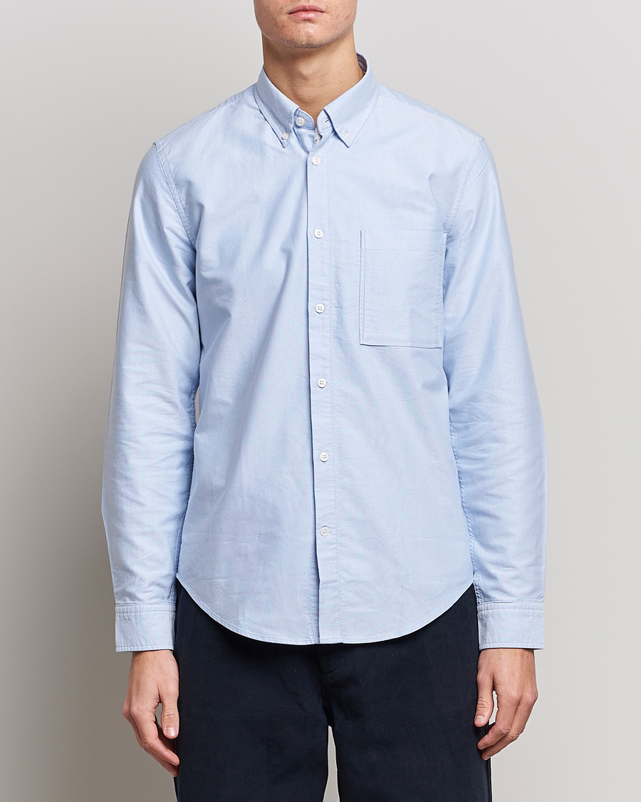Herre | Skjorter | NN07 | Arne Button Down Oxford Shirt Light Blue