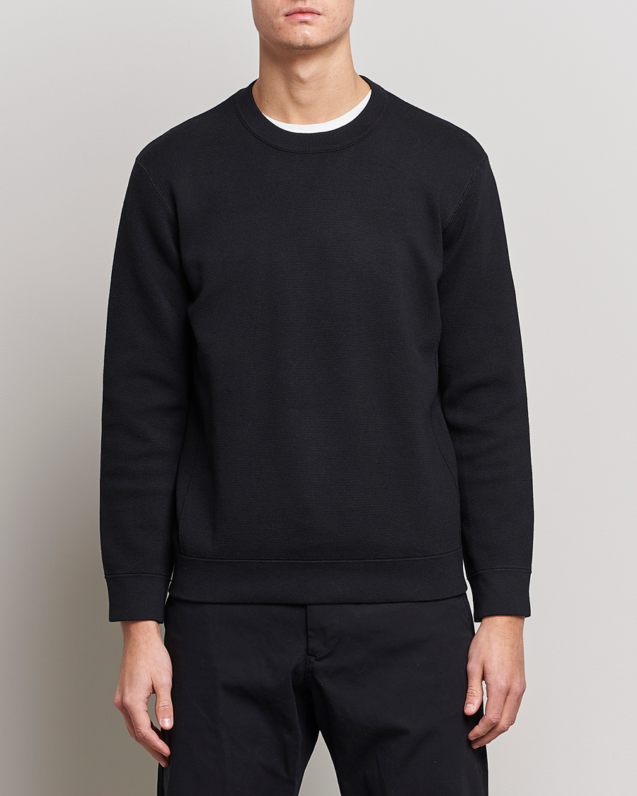 Herre | Trøjer | NN07 | Luis Knitted Crew Neck Sweater Black