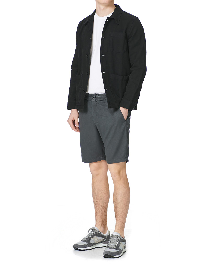 Herre | Shorts | NN07 | Seb Tencel Drawstring Shorts Concrete