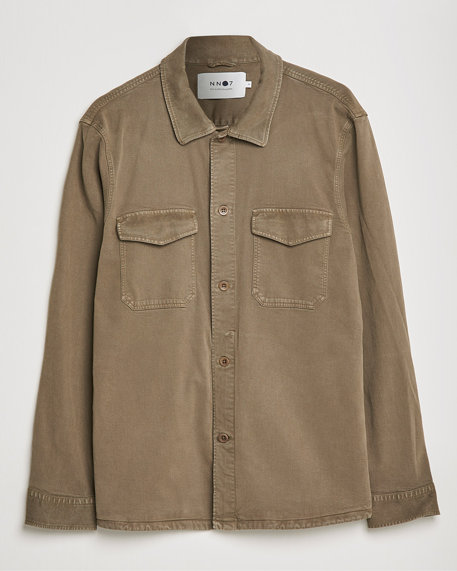 Herre | Skjorter | NN07 | Bernard Tencel Overshirt Clay