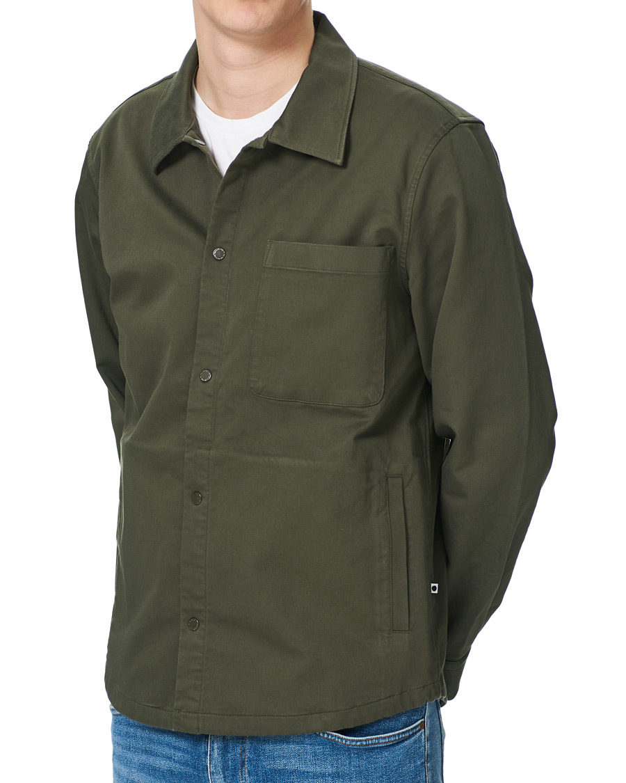 Herre | Skjorter | NN07 | Philip Overshirt Army Green