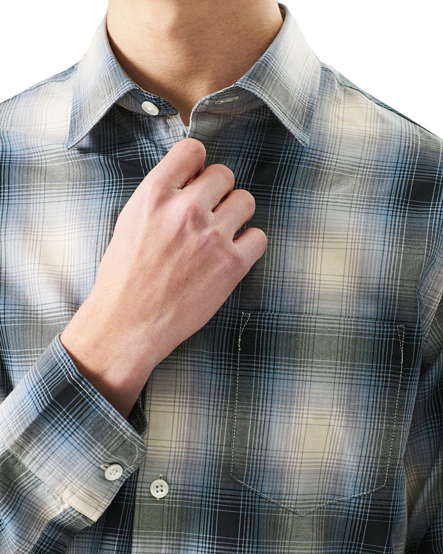 Herre | Skjorter | NN07 | Errico Checked Shirt Blue/White