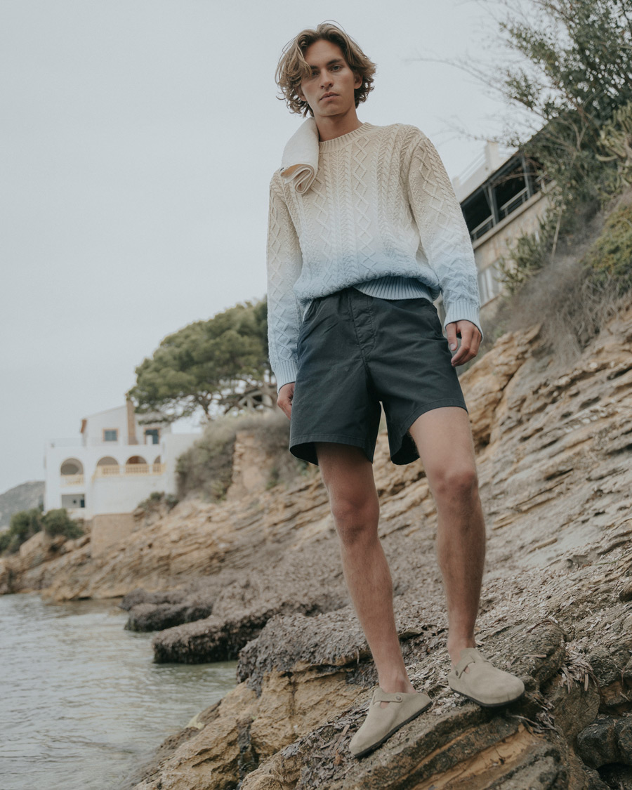 Herre | Trøjer | NN07 | Jordan Dip Dyed Knitted Sweater Multi