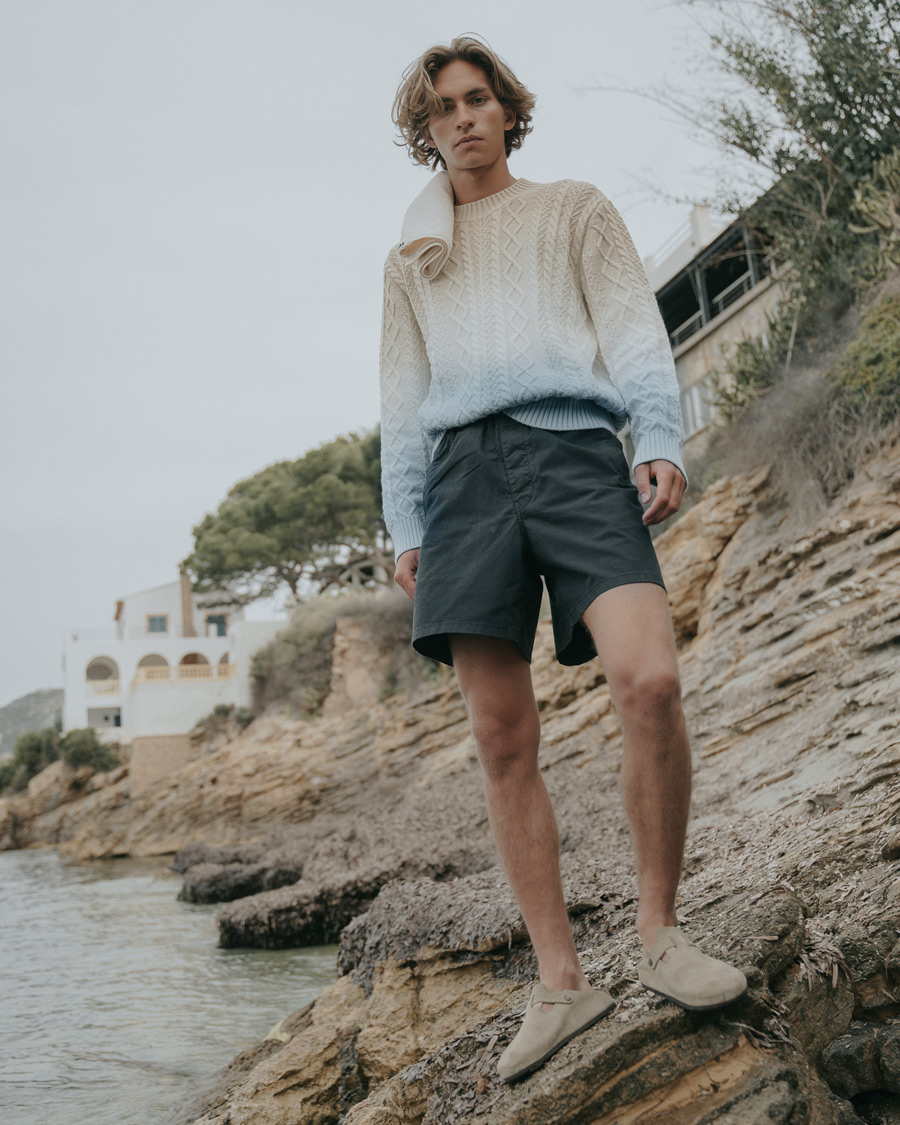 Herre | Trøjer | NN07 | Jordan Dip Dyed Knitted Sweater Multi