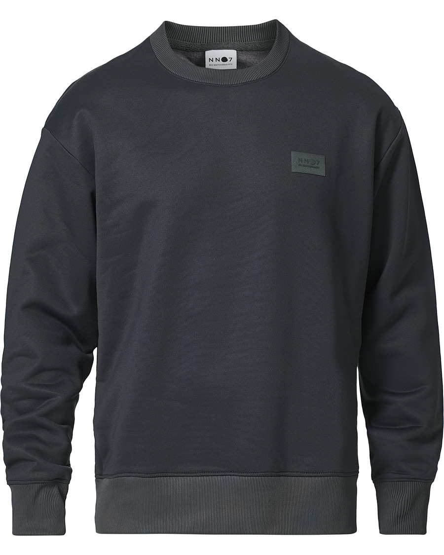 Herre | Trøjer | NN07 | Briggs Crew Neck Sweatshirt Concrete
