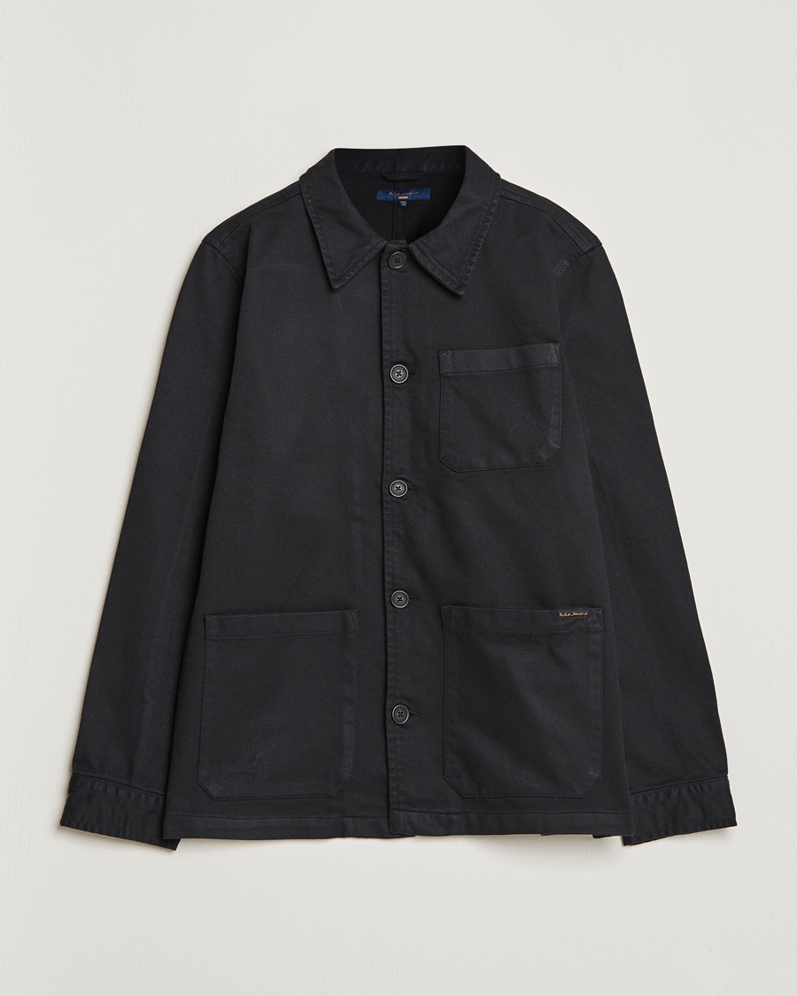Herre | Skjorter | Nudie Jeans | Barney Worker Overshirt Black