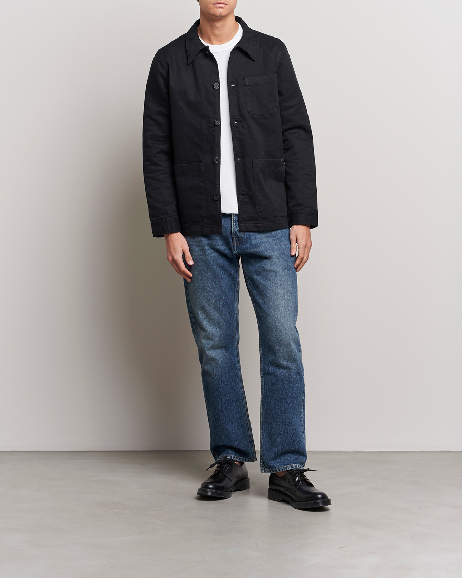 Herre | Skjorter | Nudie Jeans | Barney Worker Overshirt Black