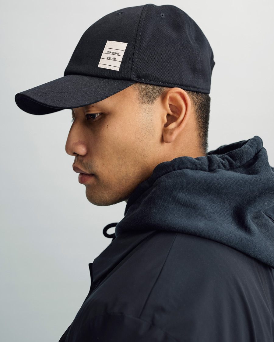 Herre | Thom Browne 6-Panel Baseball Cap Navy | Thom Browne | 6-Panel Baseball Cap Navy