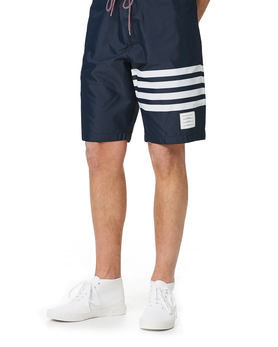 Herre | Shorts | Thom Browne | Swim Tech 4-Bar Shorts Navy