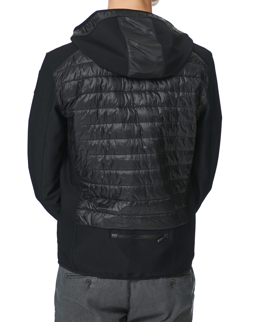 Herre | Trøjer | Parajumpers | Nolan Mesh Hooded Hybrid Black