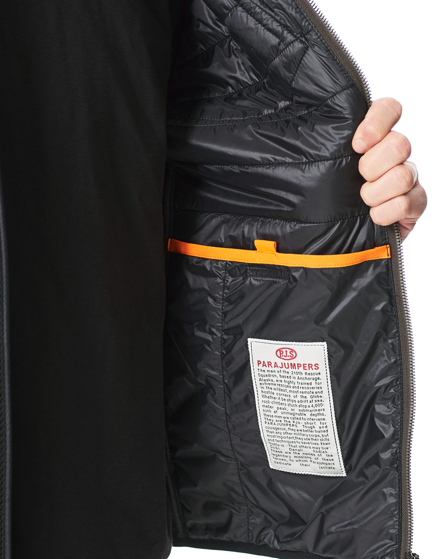 Herre | Trøjer | Parajumpers | Nolan Mesh Hooded Hybrid Black