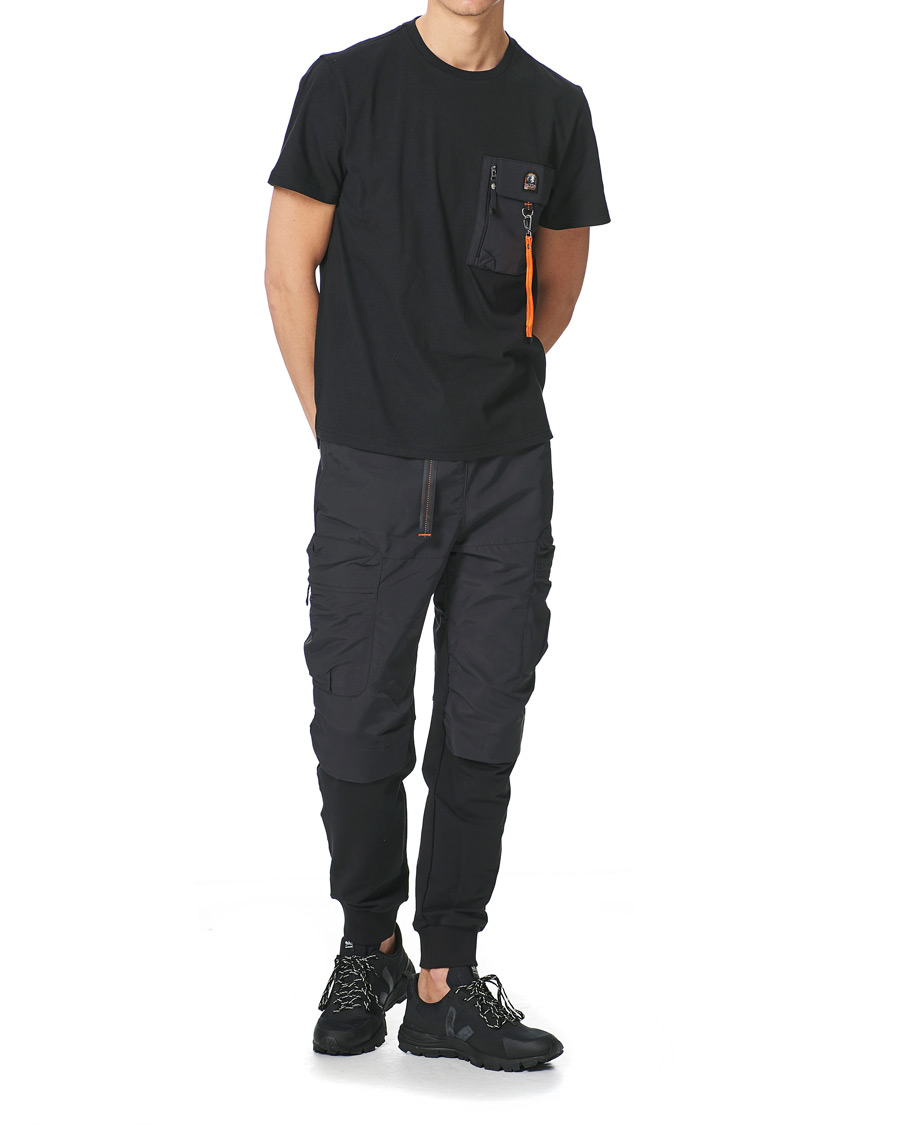 Herre | T-Shirts | Parajumpers | Mojave Pocket Crew Neck Tee Black