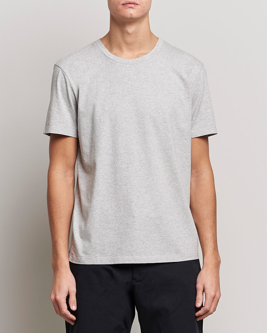 Herre | Udsalg | A Day's March | Classic Fit Tee Grey Melange