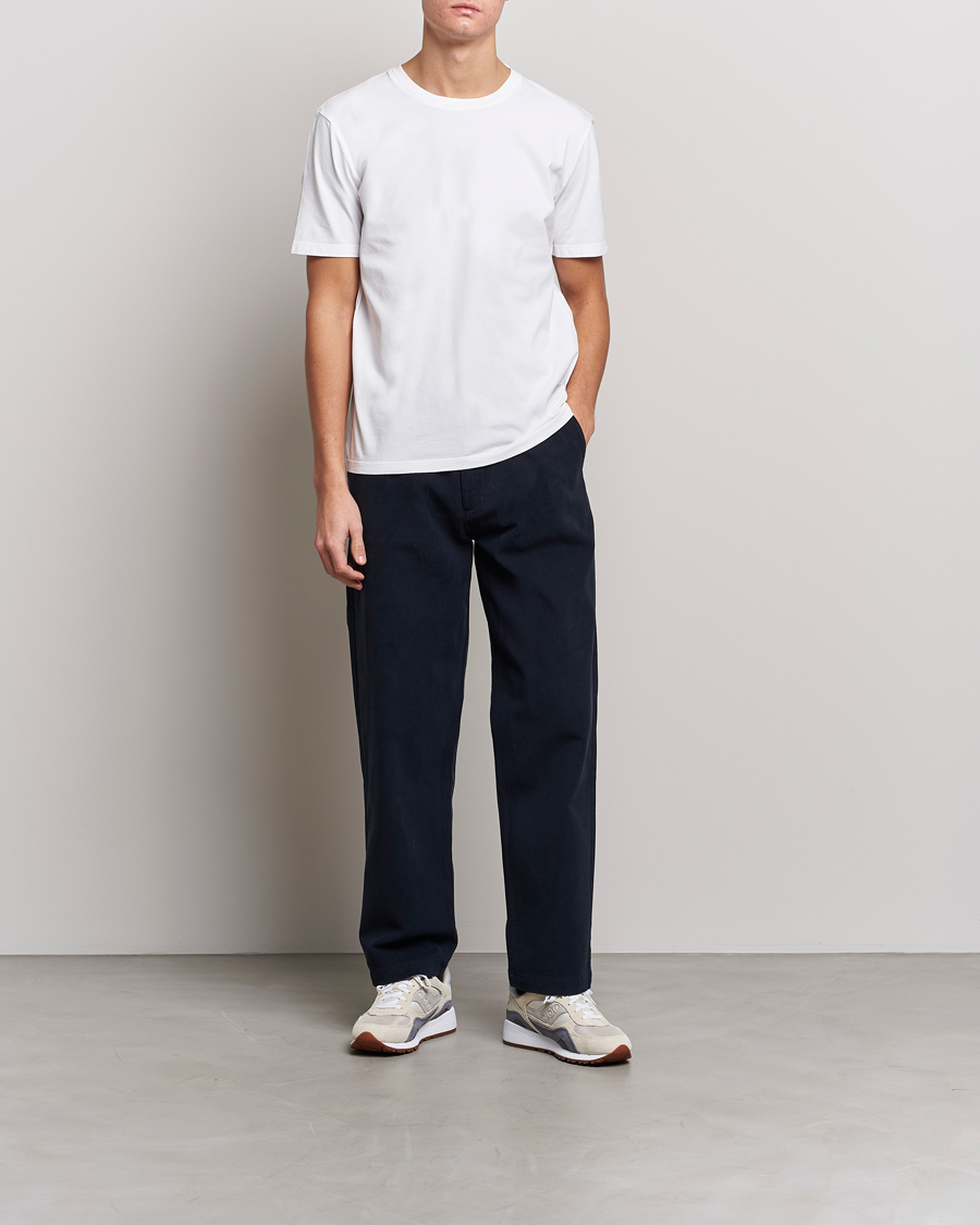 Herre | T-Shirts | A Day's March | Classic Fit Tee White