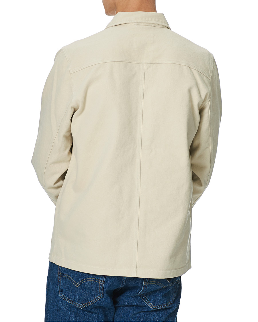 Herre | Skjorter | A Day's March | Sturdy Twill Patch Pocket Overshirt Desert