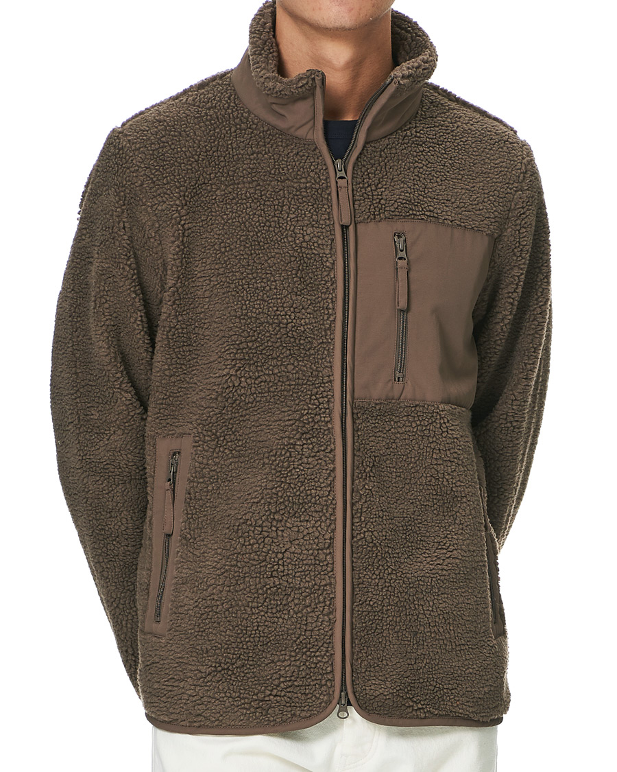 Herre | Trøjer | A Day's March | Granån Recycled Fleece Jacket Mole