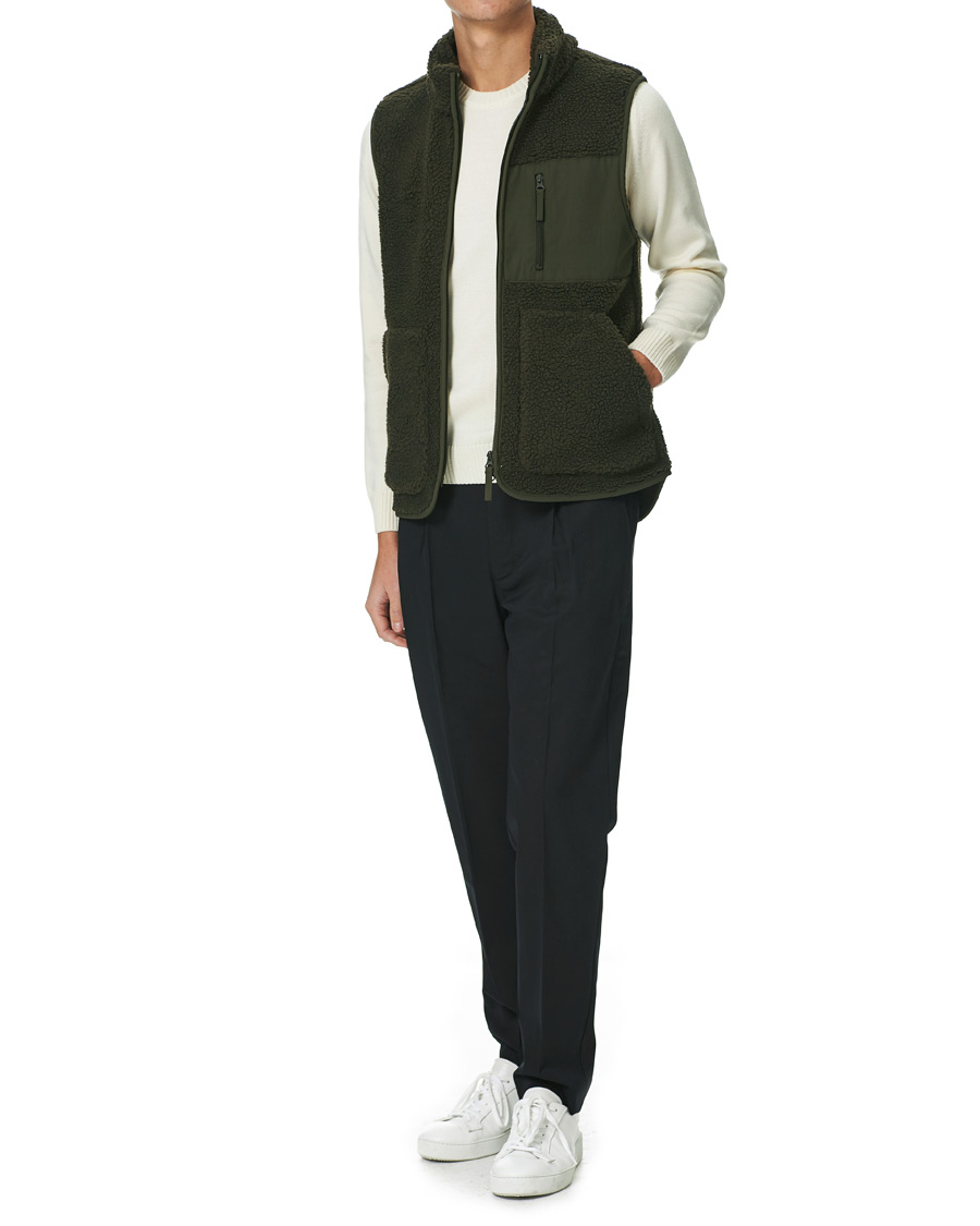 Herre | Trøjer | A Day's March | Arvån Recycled Fleece Vest Olive