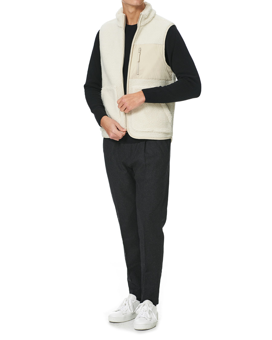 Herre | A Day's March | A Day's March | Arvån Recycled Fleece Vest Off White