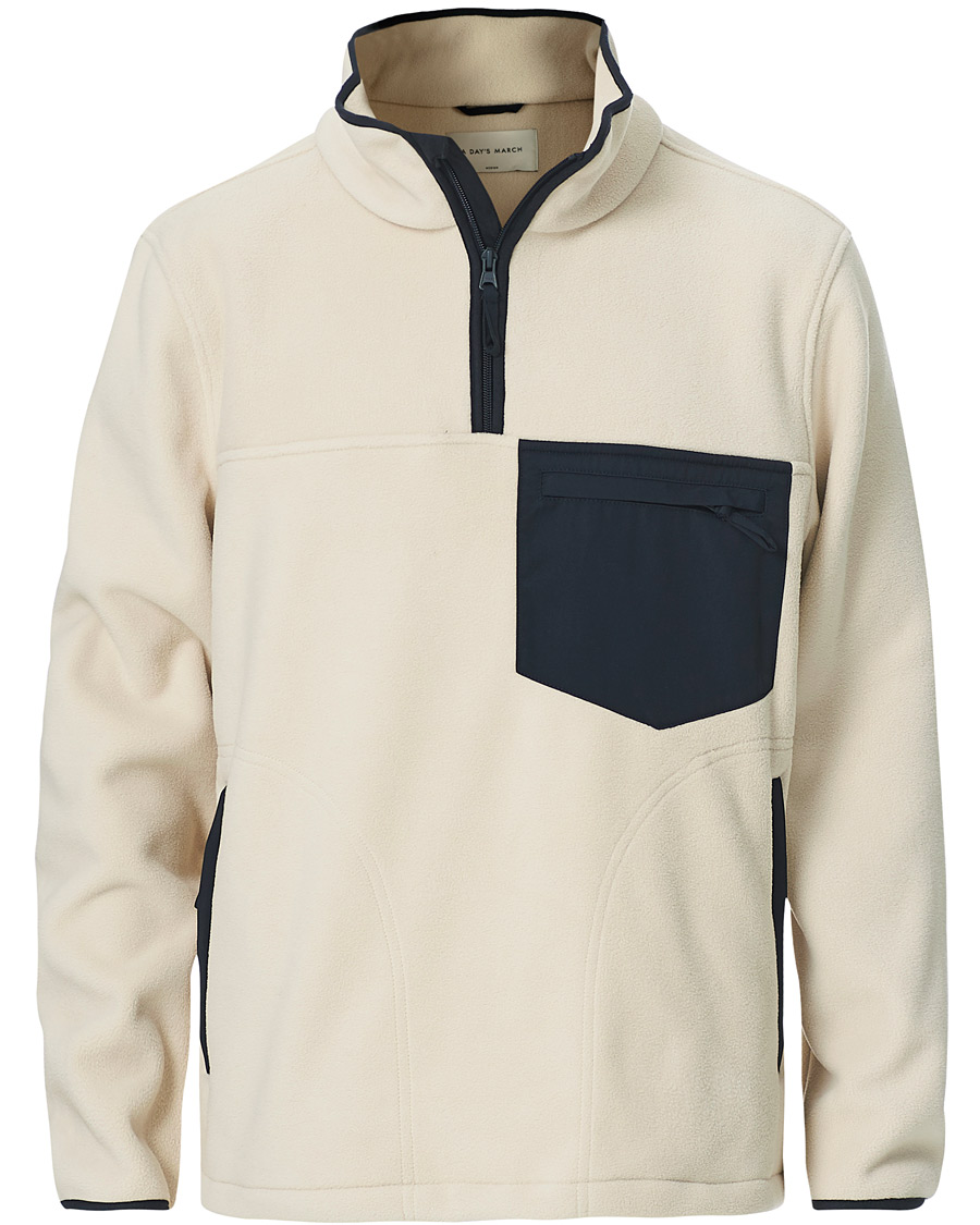 Herre | Trøjer | A Day's March | Blackälven Microfleece Half Zip Sand