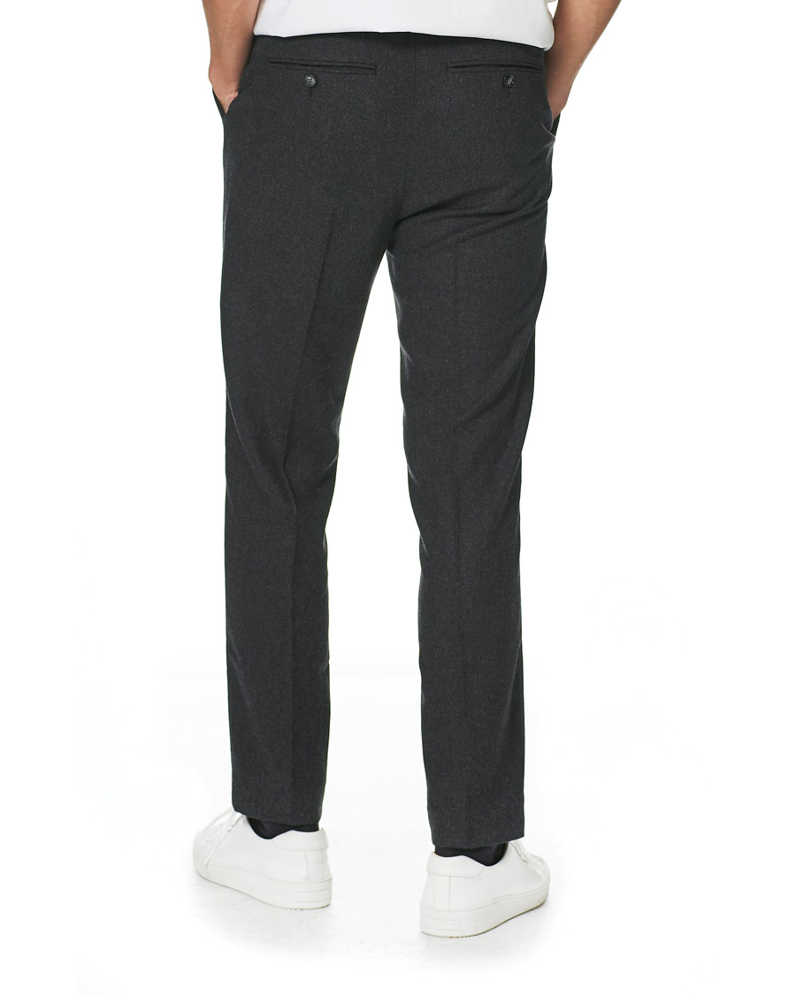 Herre | Bukser | A Day's March | Crovie Wool Trousers Grey Melange