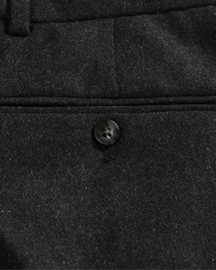 Herre | Bukser | A Day's March | Crovie Wool Trousers Grey Melange