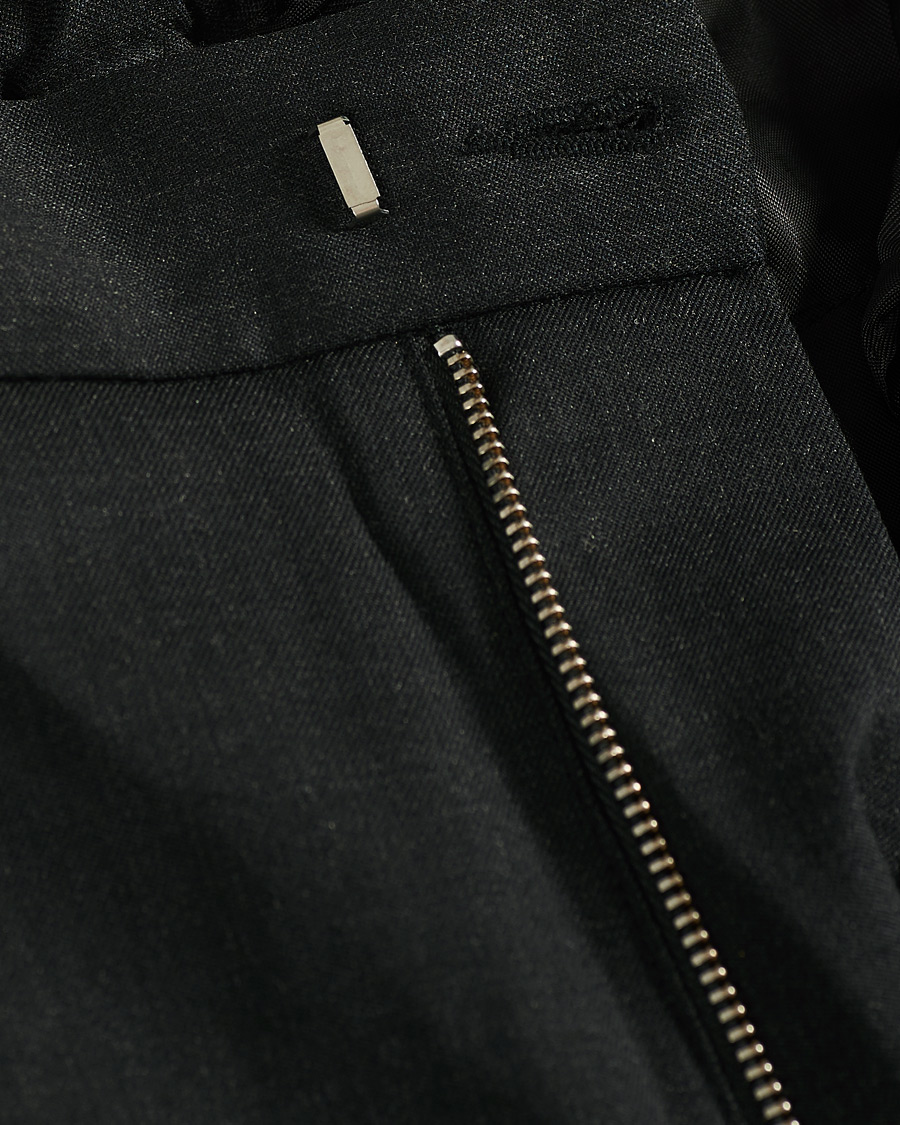 Herre | Bukser | A Day's March | Smart Trousers Wool Twill Charcoal