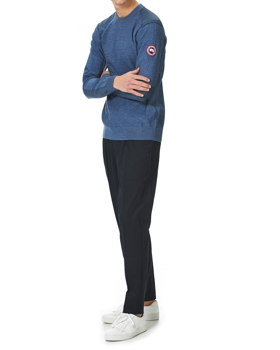 Herre | Trøjer | Canada Goose | Dartmouth Crew Neck Sweater Ozone Blue Heather