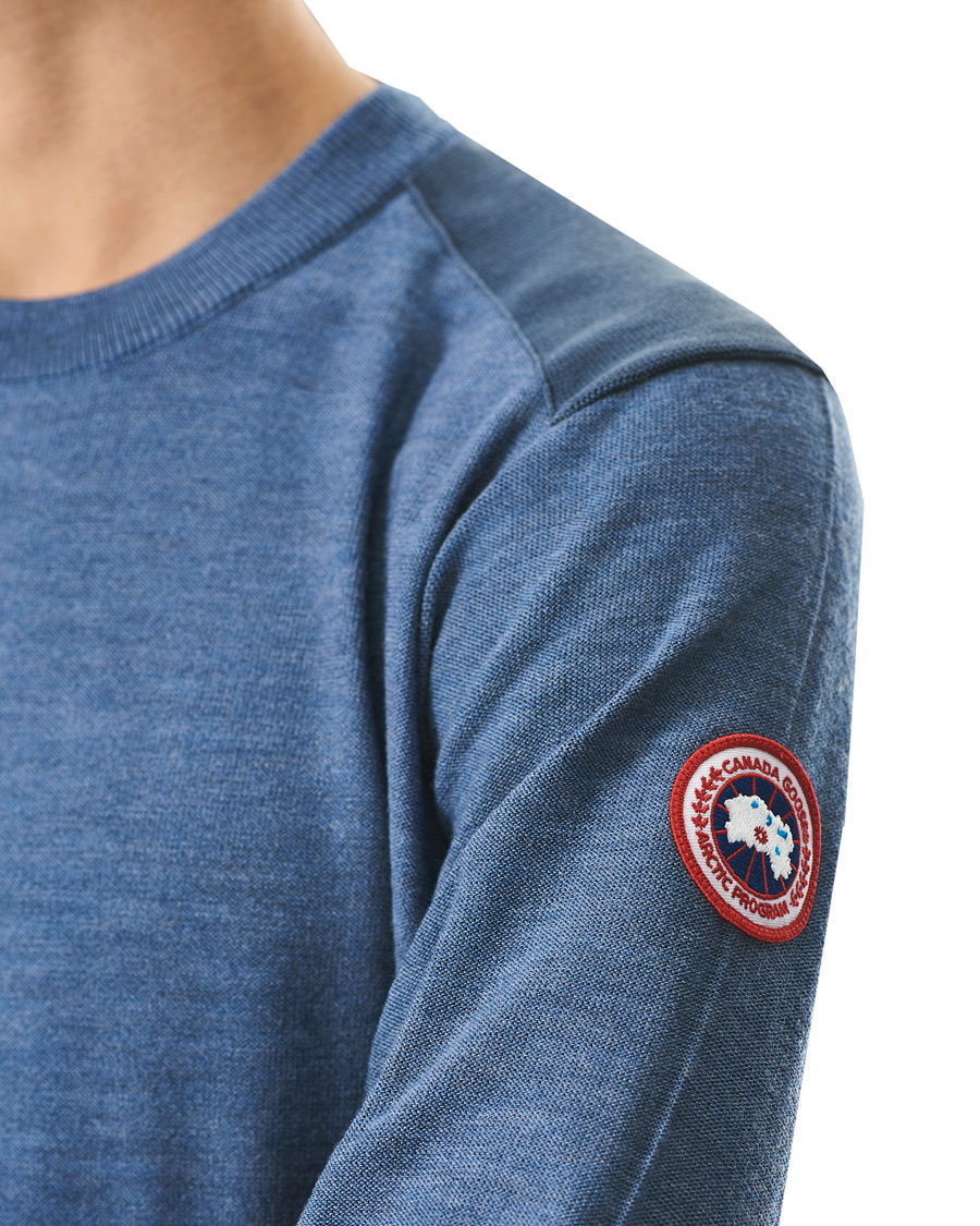 Herre | Trøjer | Canada Goose | Dartmouth Crew Neck Sweater Ozone Blue Heather