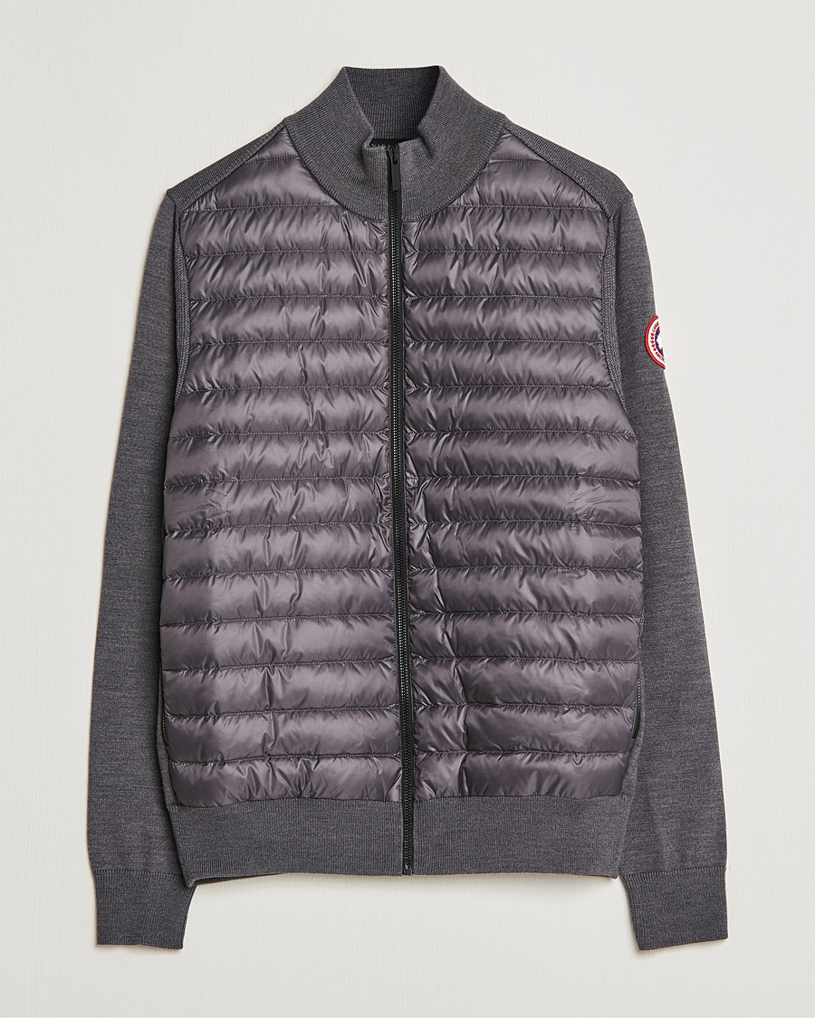 Herre | Trøjer | Canada Goose | Hybridge Knit Packable Jacket Iron Grey