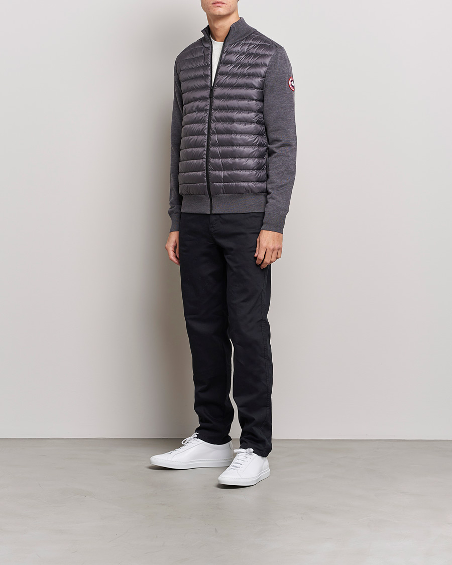 Herre | Trøjer | Canada Goose | Hybridge Knit Packable Jacket Iron Grey