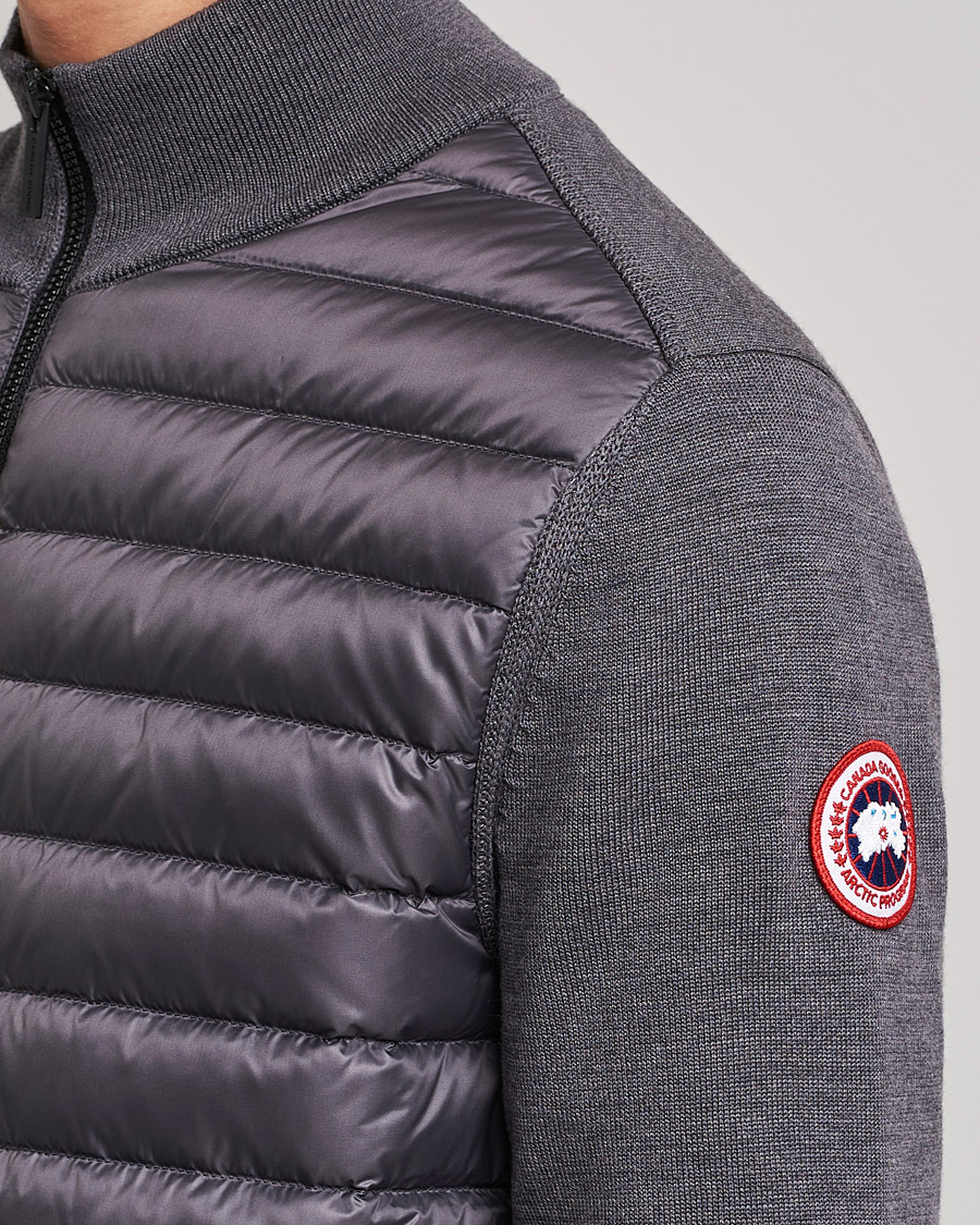 Herre | Trøjer | Canada Goose | Hybridge Knit Packable Jacket Iron Grey
