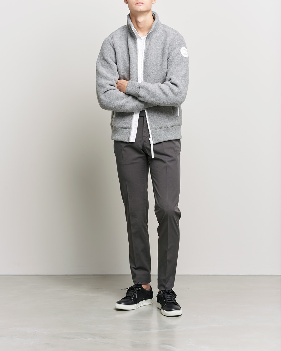 Herre | Trøjer | Canada Goose | Lawson Fleece Full Zip Greige