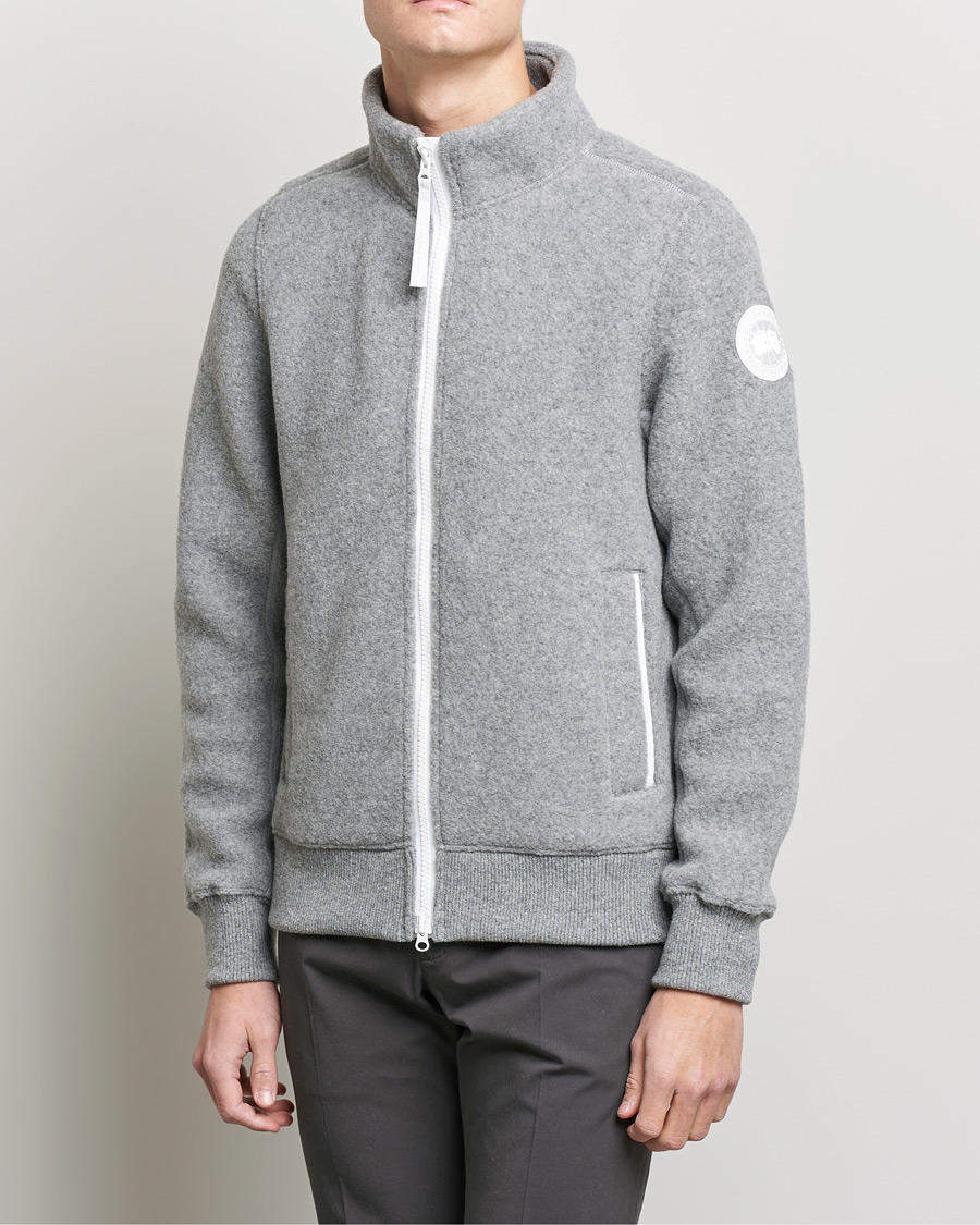 Herre | Trøjer | Canada Goose | Lawson Fleece Full Zip Greige
