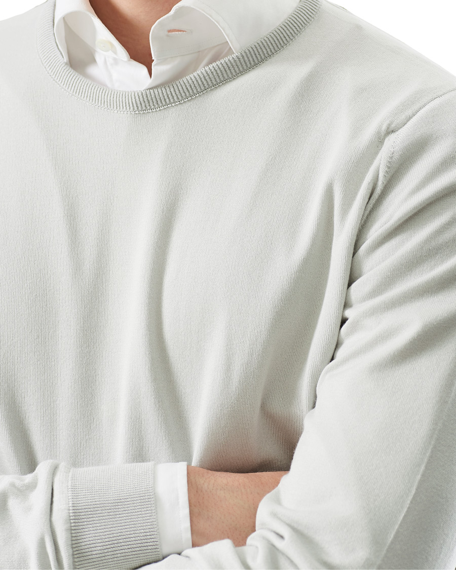 Herre | Trøjer | John Smedley | Hatfield Sea Island Crew Neck Cloud