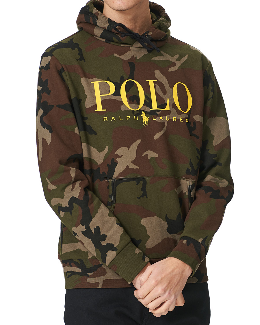 Herre | Trøjer | Polo Ralph Lauren | Graphic Fleece Logo Hoodie Surplus Camo